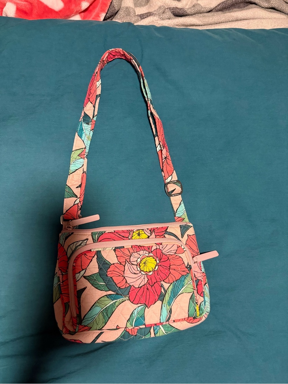 Vera Bradley "Vintage Floral" Little Hipster Crossbody Bag
